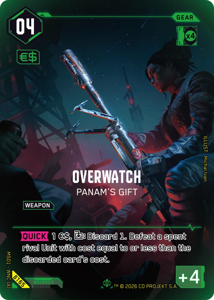 Overwatch — Panam's Gift — Welcome to Night City — Beta #β165