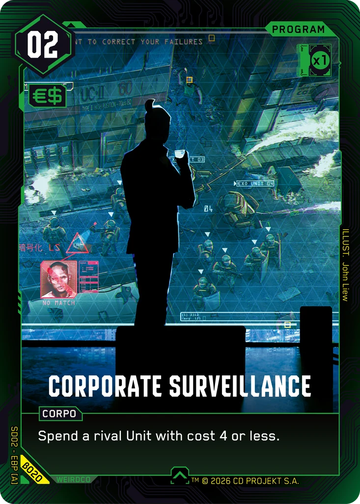 Corporate Surveillance — Embracing Power — Beta Starter Deck #β020