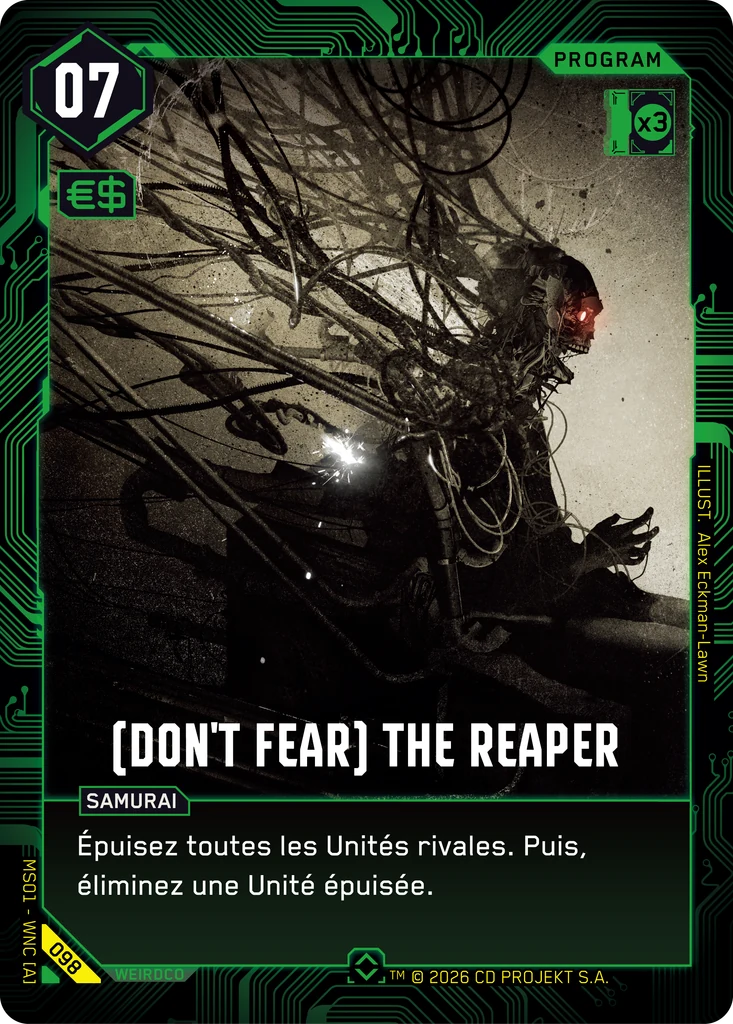 (Don't Fear) The Reaper, Cyberpunk TCG Program