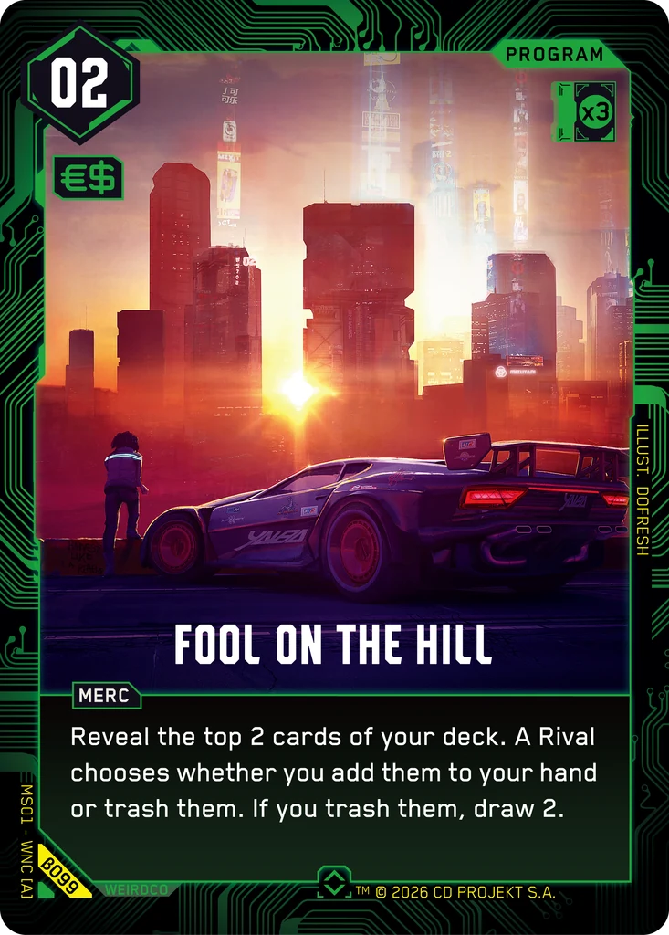 Fool on the Hill — Welcome to Night City — Beta #β099