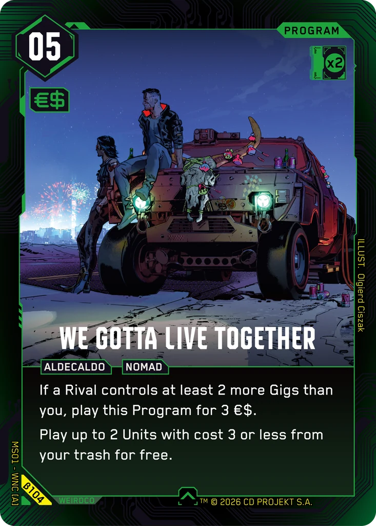 We Gotta Live Together — Welcome to Night City — Beta #β104