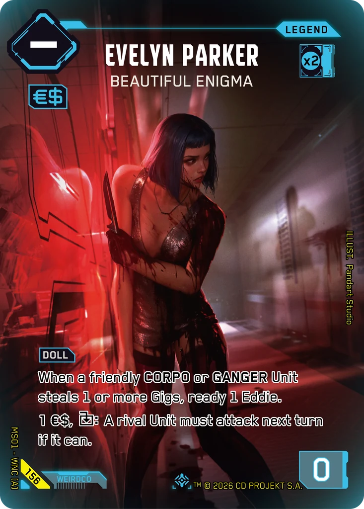 Evelyn Parker: Belle et Énigmatique, Welcome to Night City — Retail #156