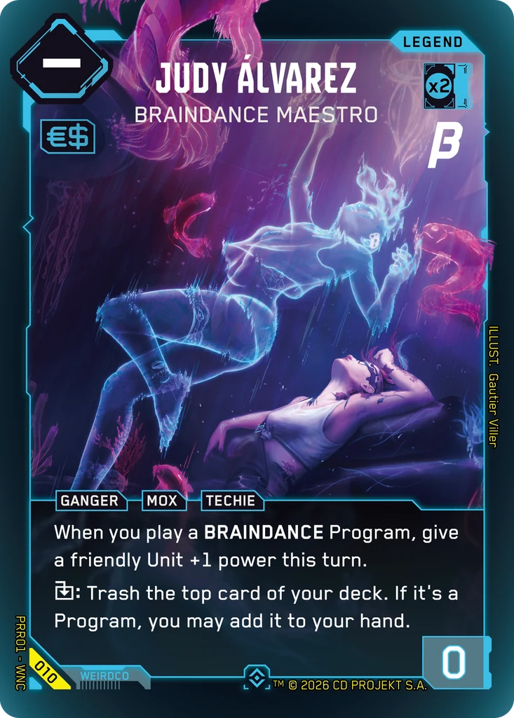 Judy Álvarez — Braindance Maestro — Pre-Release Beta #010