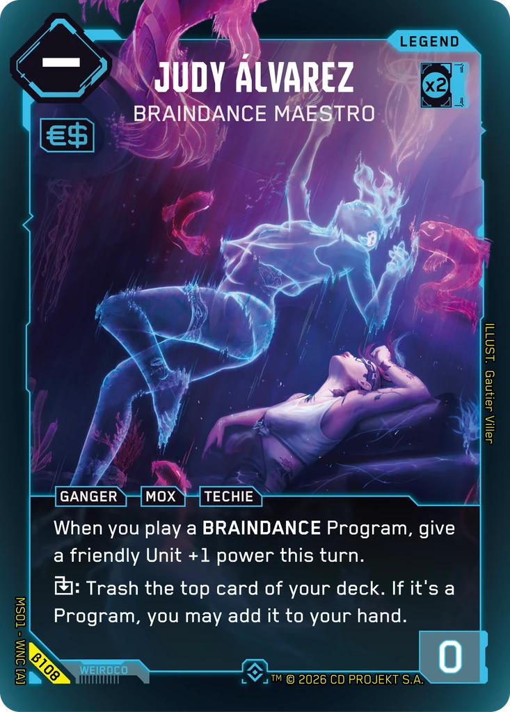 Judy Álvarez — Braindance Maestro — Welcome to Night City — Beta #β108