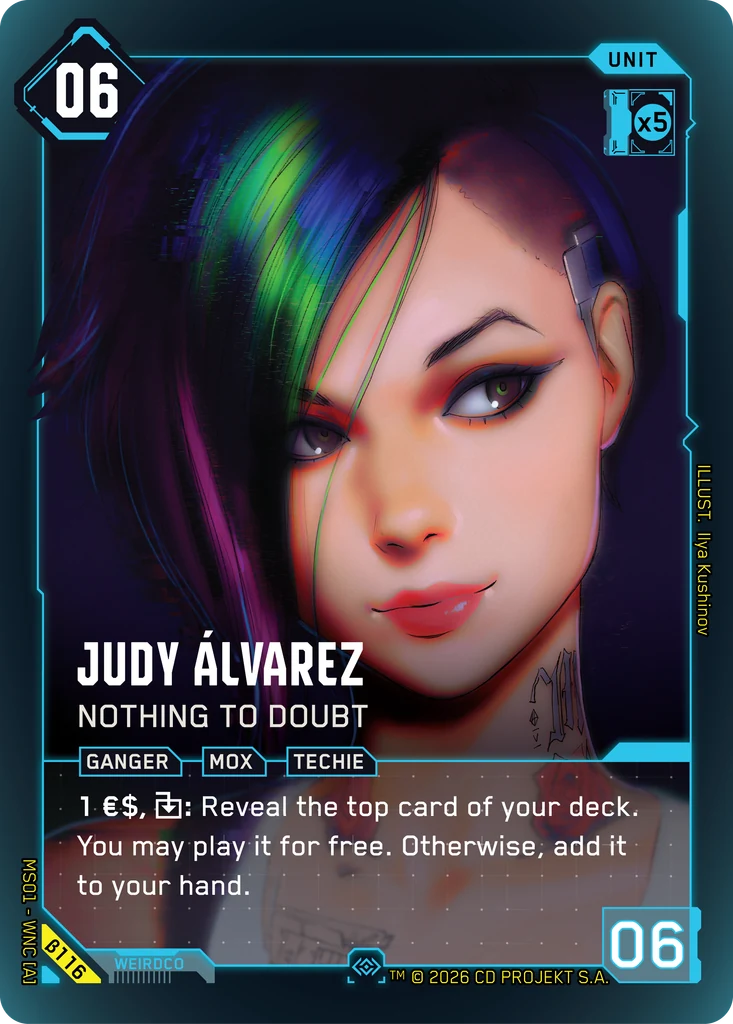 Judy Álvarez — Nothing to Doubt — Welcome to Night City — Beta #β116