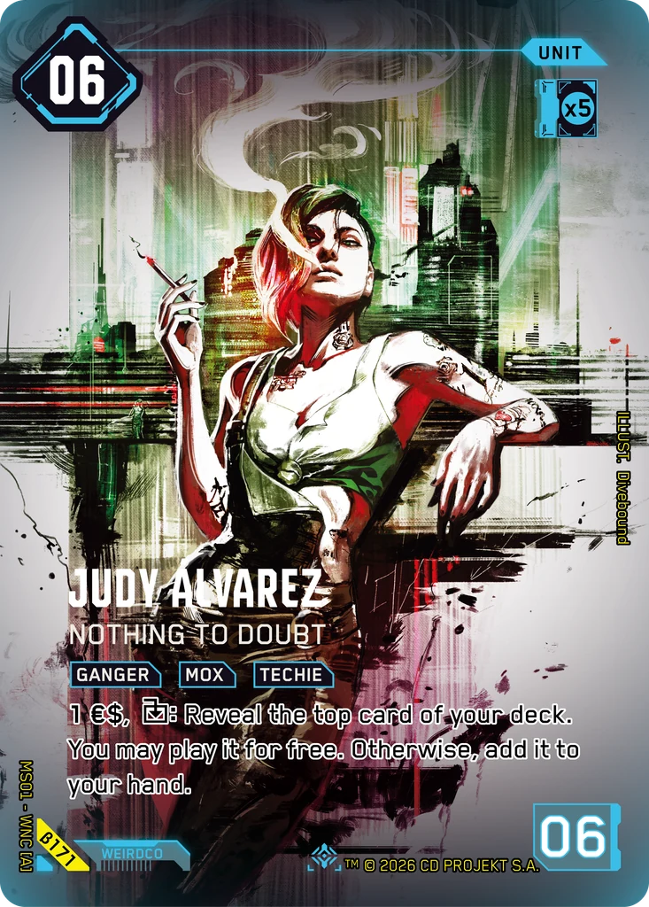 Judy Álvarez — Nothing to Doubt — Welcome to Night City — Beta #β171