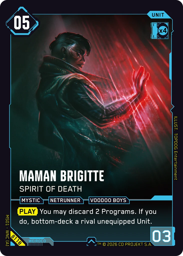 Maman Brigitte — Spirit of Death — Welcome to Night City — Beta #β118