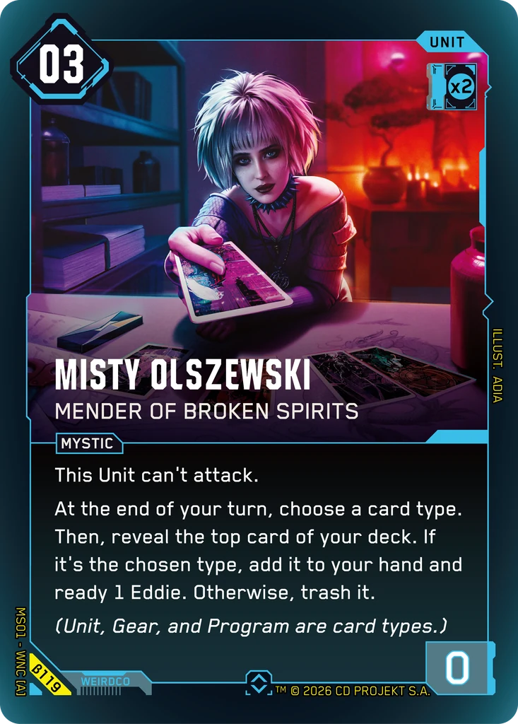 Misty Olszewski — Mender of Broken Spirits — Welcome to Night City — Beta #β119