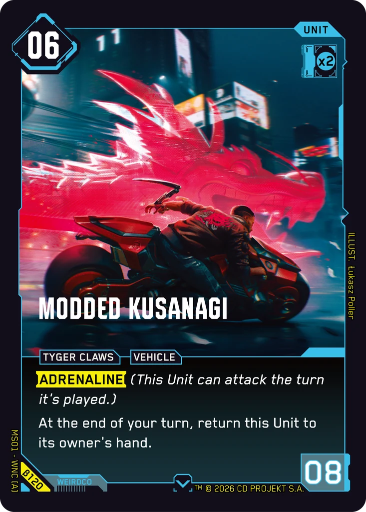 Modded Kusanagi — Welcome to Night City — Beta #β120