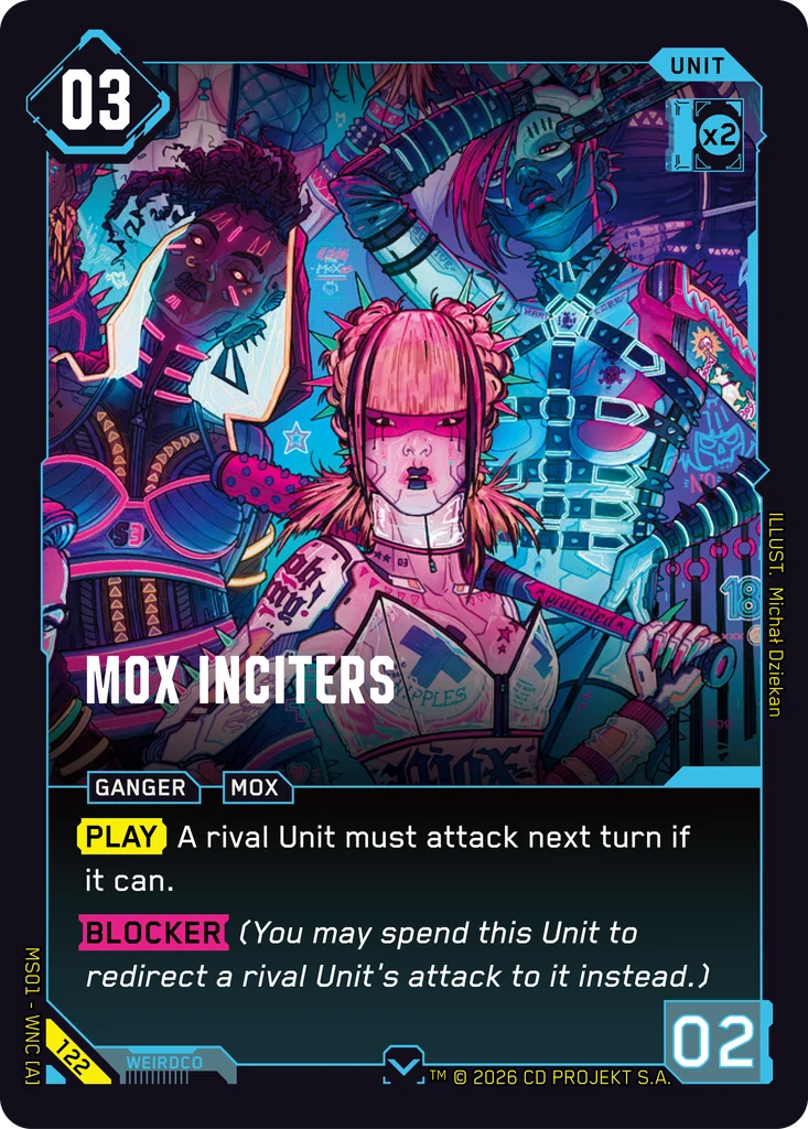 Mox Inciters — Cyberpunk TCG Unit