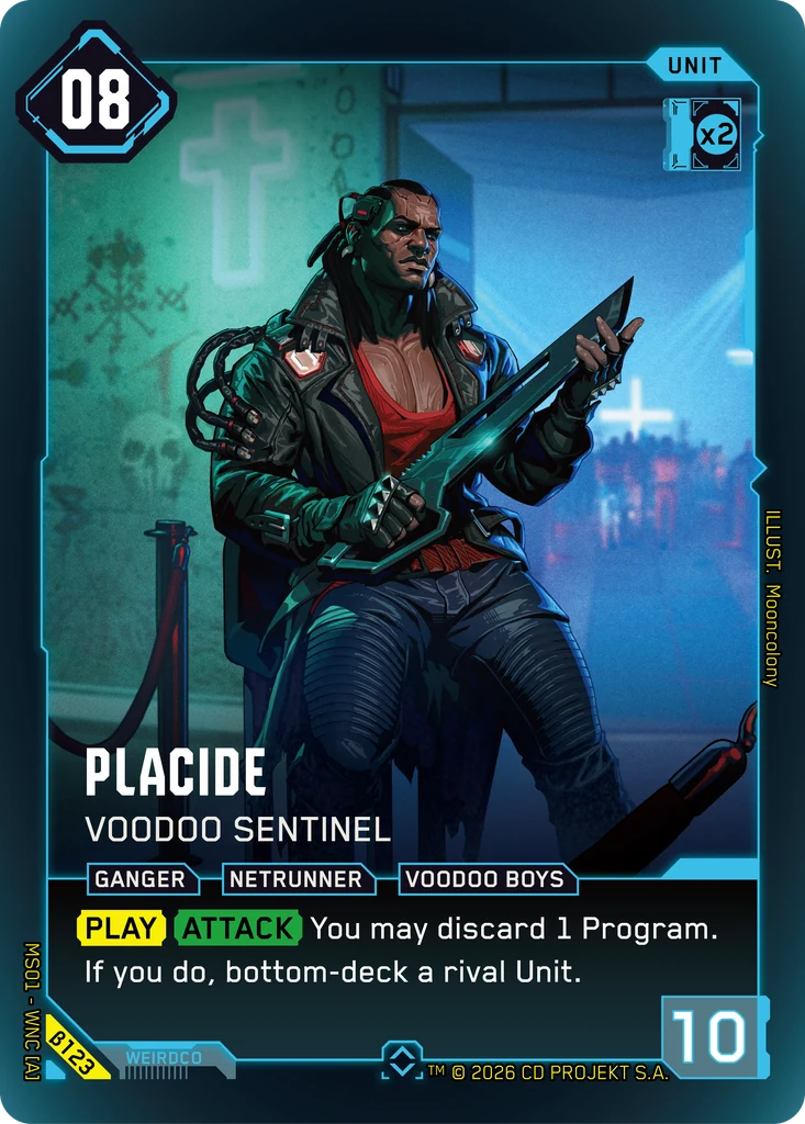 Placide — Voodoo Sentinel — Welcome to Night City — Beta #β123