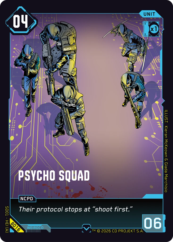 Psycho Squad — The Heist — Beta Starter Deck #β016
