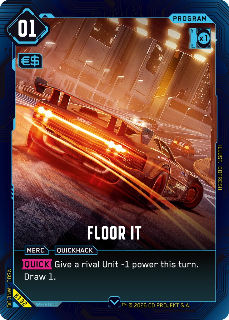Floor It — Welcome to Night City — Beta #β132