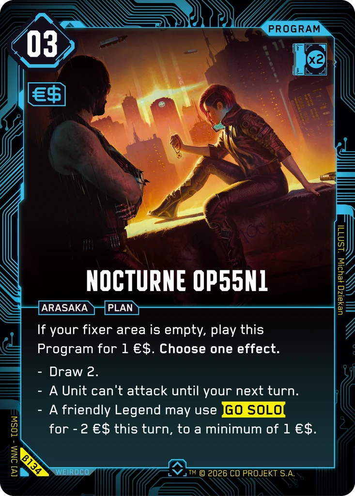 Nocturne OP55 N1 — Welcome to Night City — Beta #β134