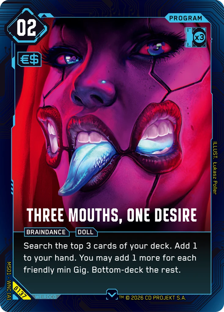 Three Mouths, One Desire — Welcome to Night City — Beta #β137