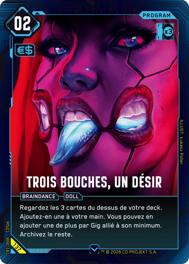 Trois Bouches, un Désir