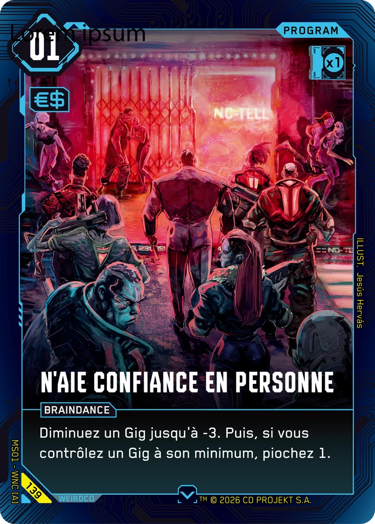 N'aie Confiance en Personne